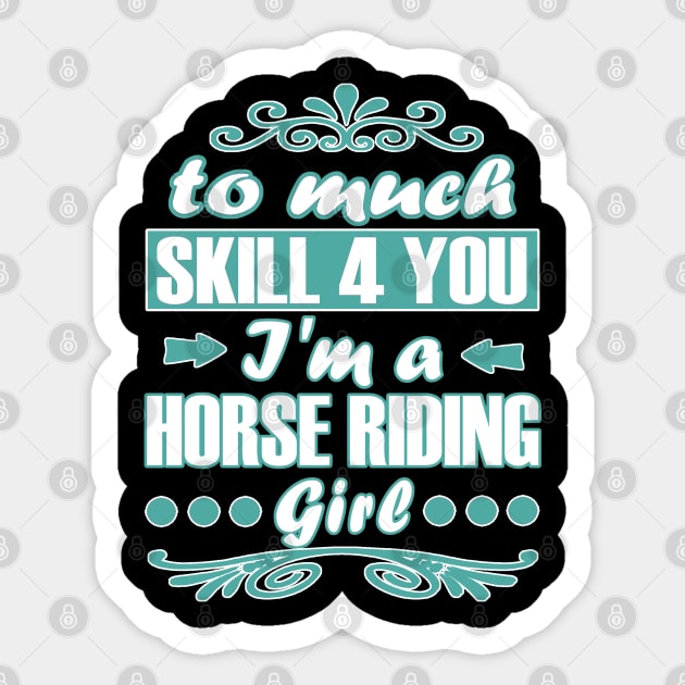 HorseRiding Reiterhof Dressage Hurdles Gallop Sticker by FindYourFavouriteDesign